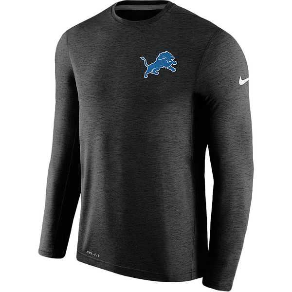 Men's Detroit Lions Nike Black Coaches Long Sleeve Performance T-Shirt,We sell and wholesale Men's Detroit Lions Nike Black Coaches Long Sleeve Performance T-Shirt on line form chian!